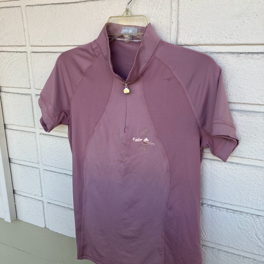 Women's mauve Equestrian Top, Fair Play Paula
